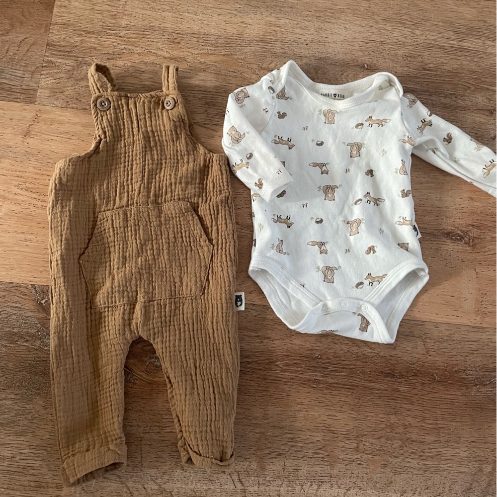 Rabbit & Bear Baby Outfit